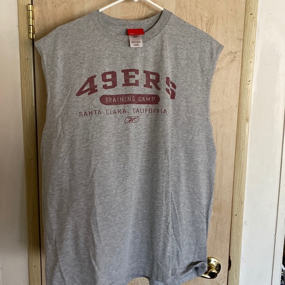 SF training camp. Santa Clara California muscle t shirt. Unisex shirt - Picture 1 of 9